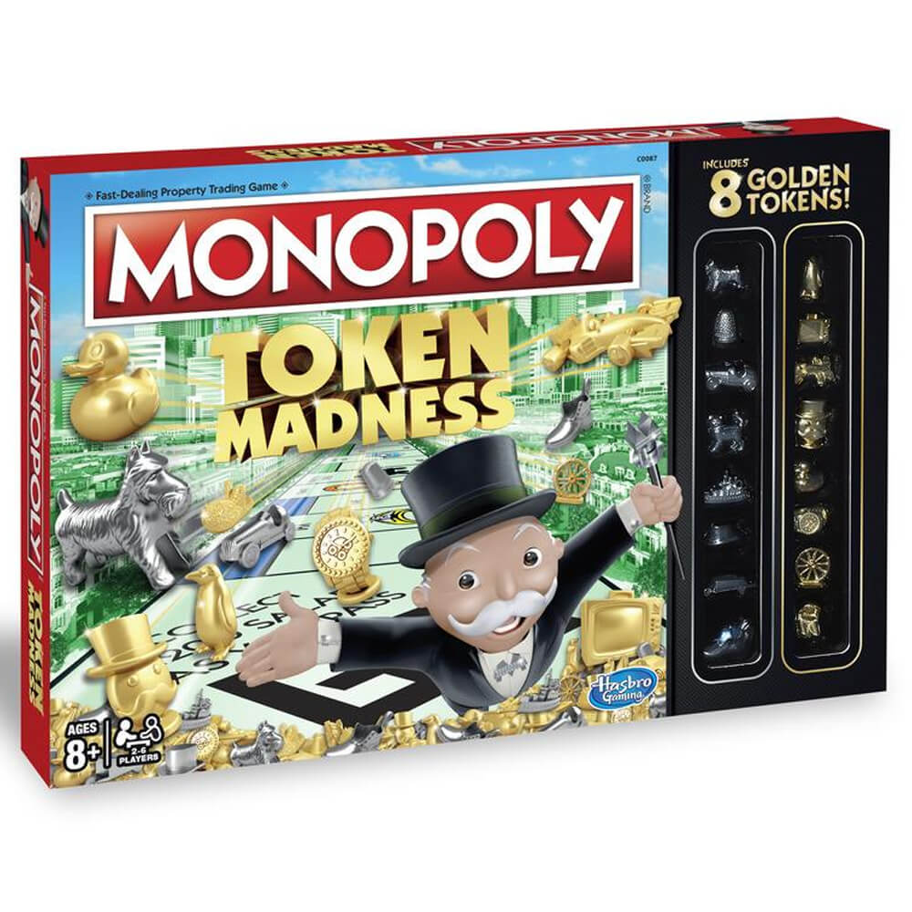 Juego de monopolio de Madness de Token Madness de Hasbro Gaming