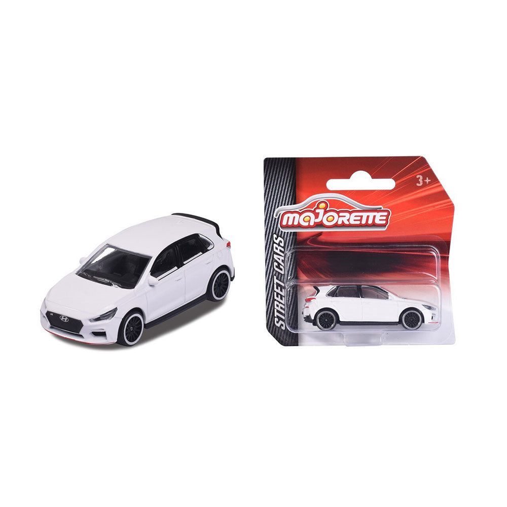 Majorette Street Cars Hyundai I30N Model Car (White)