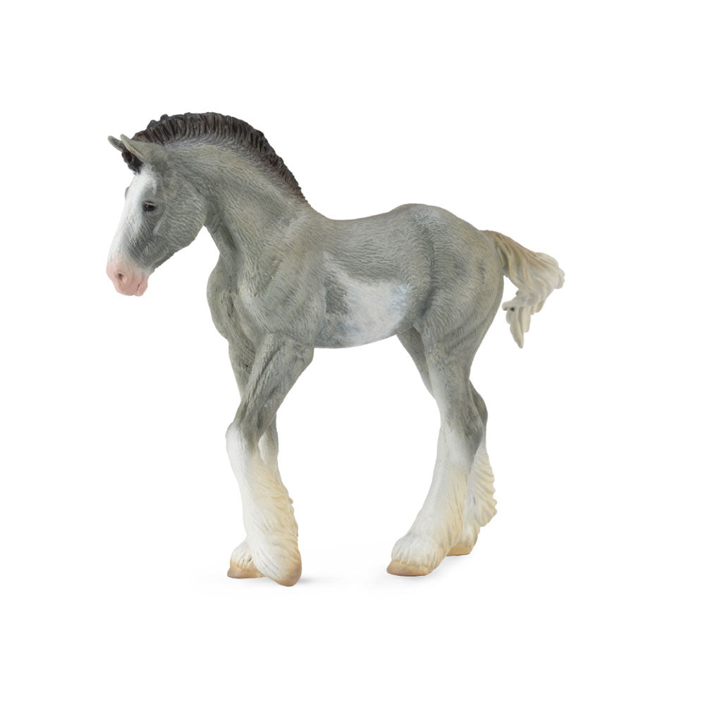 Figura de potro colecionário Clydesdale (Média)