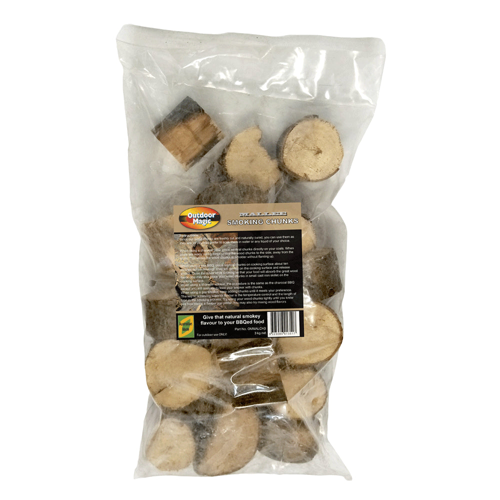 Outdoor Magic Rauchen Holzhochstücke 3 kg Tasche