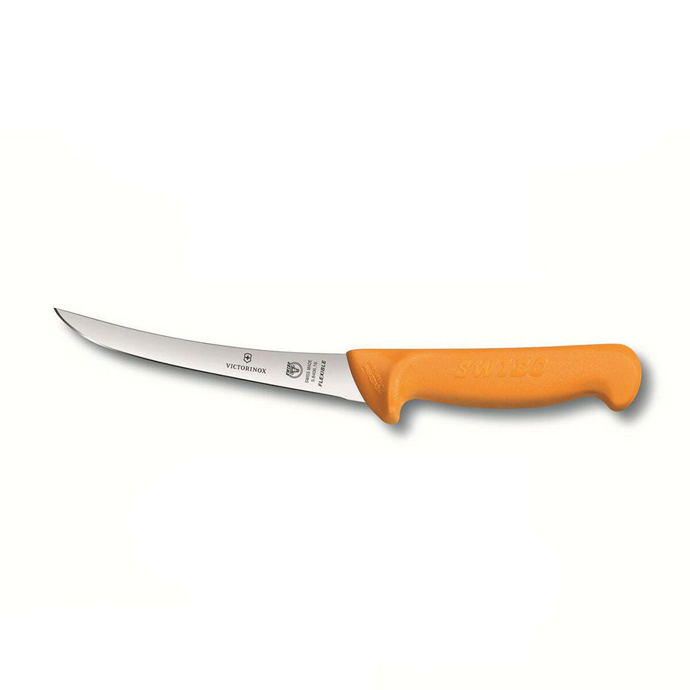 Cuchillo de bonificación de cuchilla curva de swibo 16 cm (amarillo)