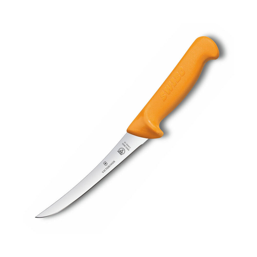 Cuchillo de bonificación de cuchilla curva de swibo 16 cm (amarillo)