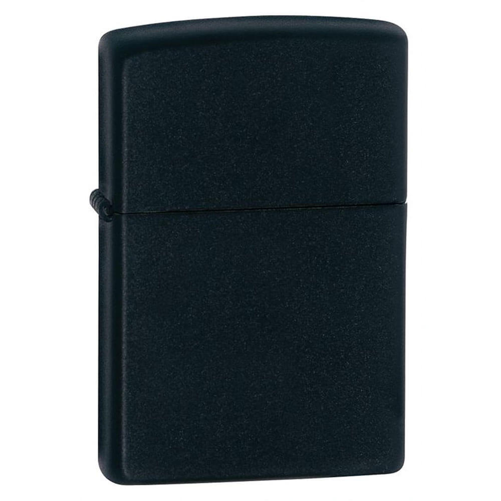 Zippo mate acabado encendedor (negro)