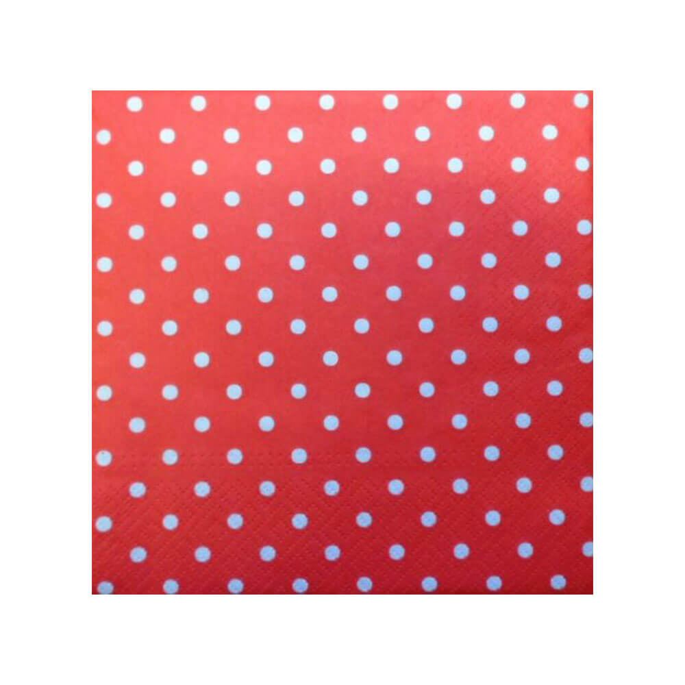 Paw Dots Lunch Napkin 33cm (20 pk)