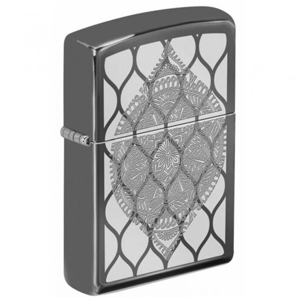 Briquet de la conception de glace noire de Zippo