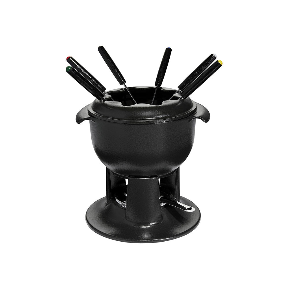 Conjunto de fondue de ferro fundido de chaseur 21cm