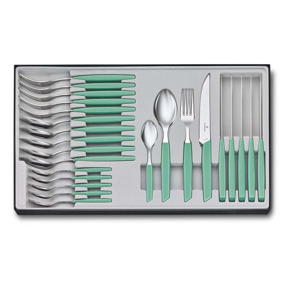 Victorinox Swiss Modern Steakmesser-Set (Mint)