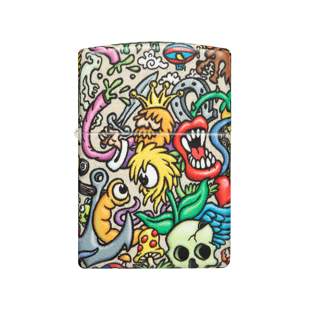 Zippo Tattoo 540 Kolor WindProof Lżejszy