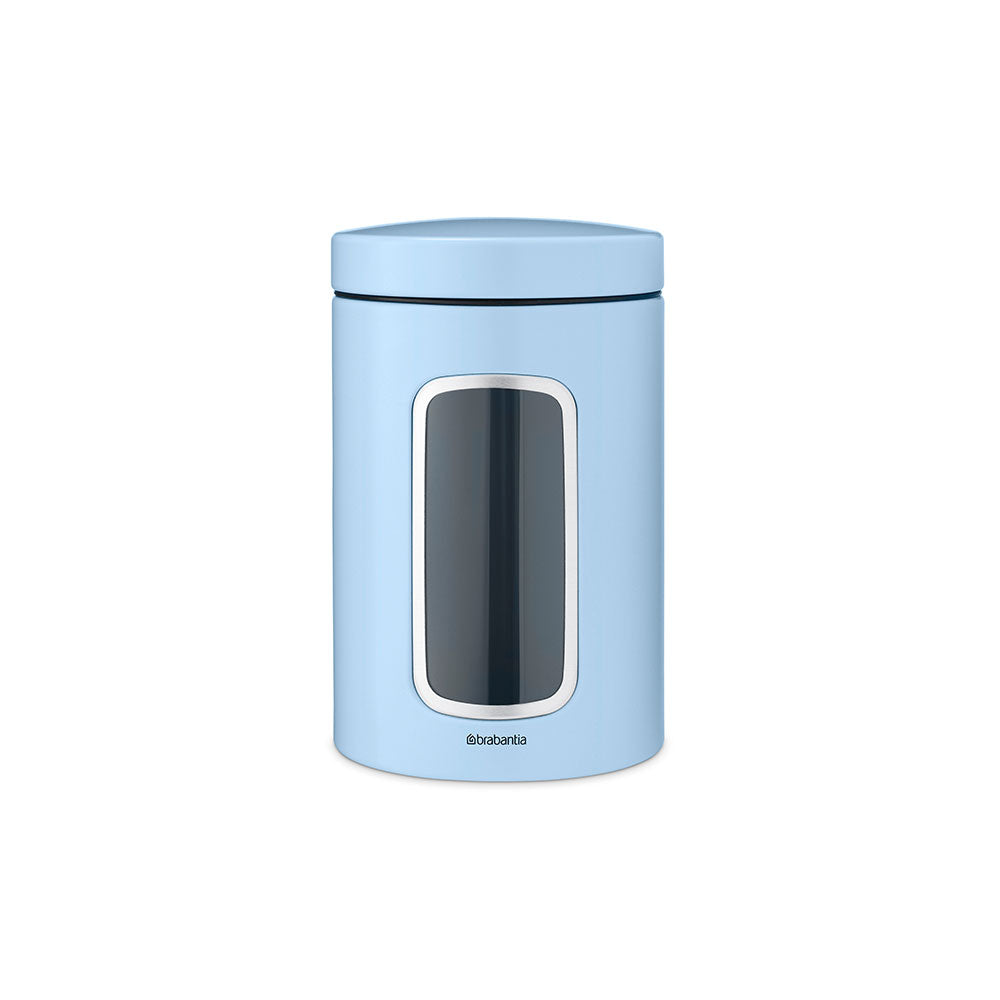 Brabantia Window Canister 1.4L (azul soñador)