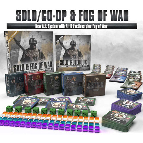 Company of Heroes 2nd Ed. Solo & Fog of War Expansion Game