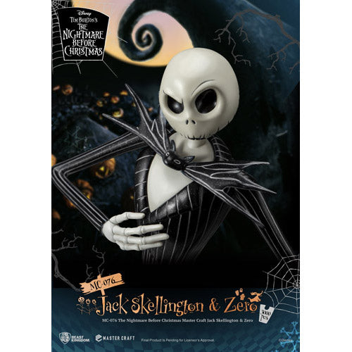 Master Craft Nightmare Before Christmas Jack & Zero Figure