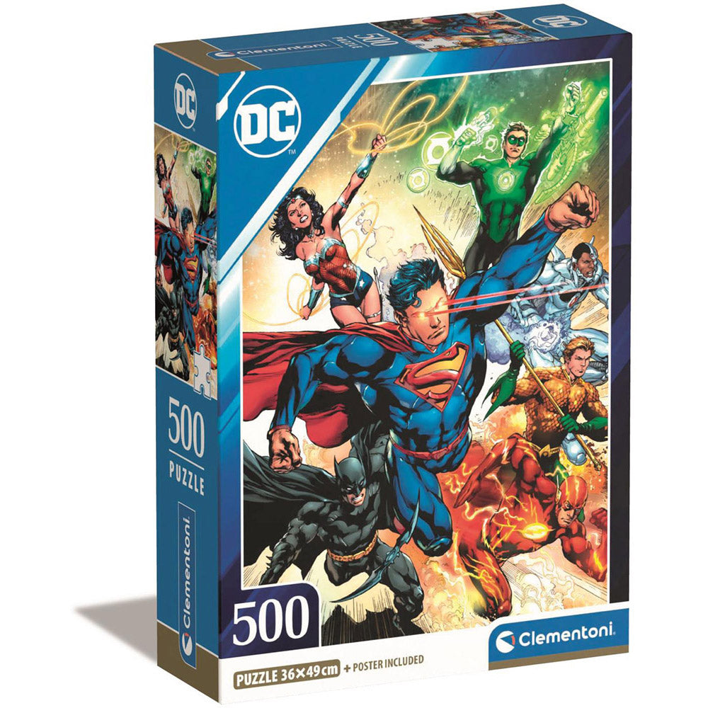 Clementoni HQC DC Comics Compact Box 500ピースパズル