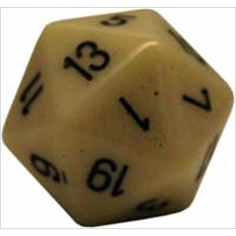 D20 DICE OPAQUE (34 mm)