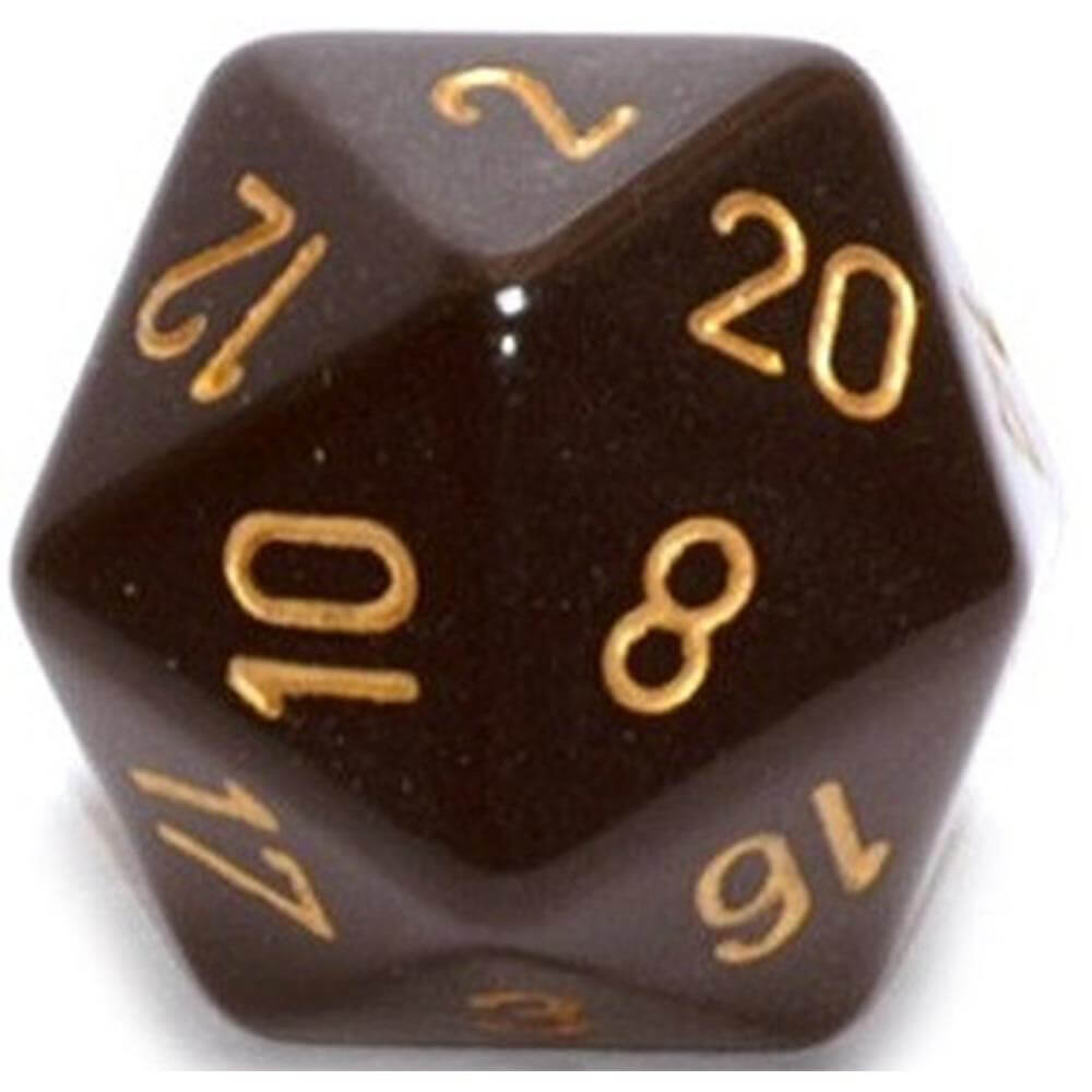 D20 Dice Opaque (34mm)