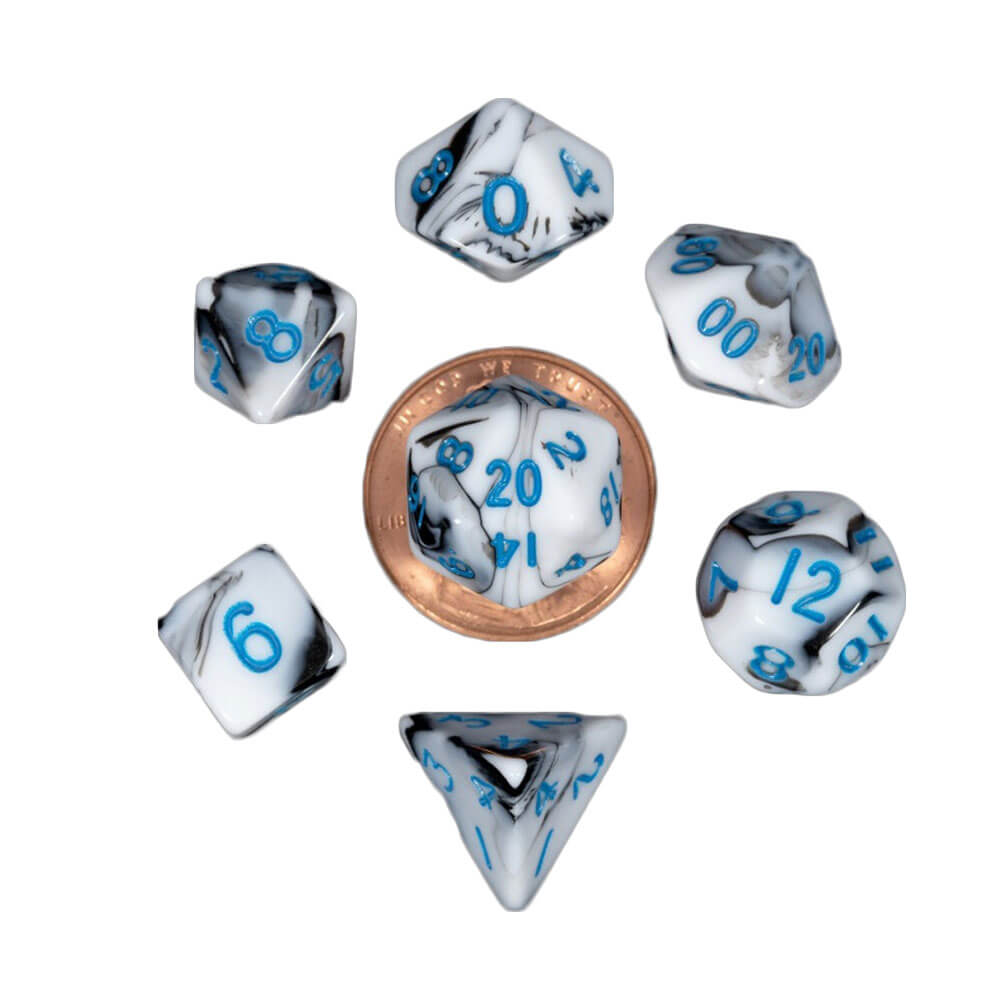 SET DE DICES POLYÉDRIQUE MDG MINI (avec Blue No.)