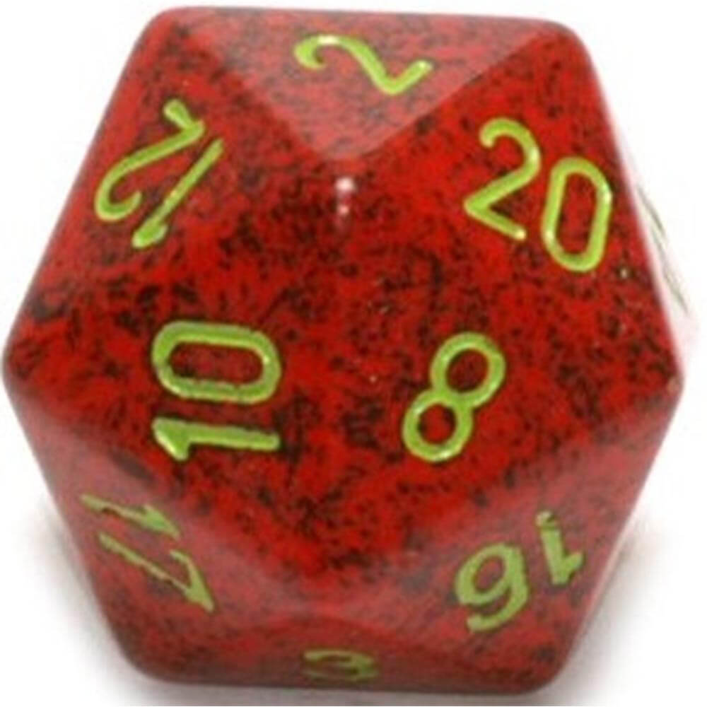 D20 dados moteados (34 mm)