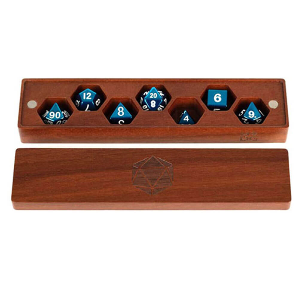 Dice metallico Gamepremium Wood Dice Vault