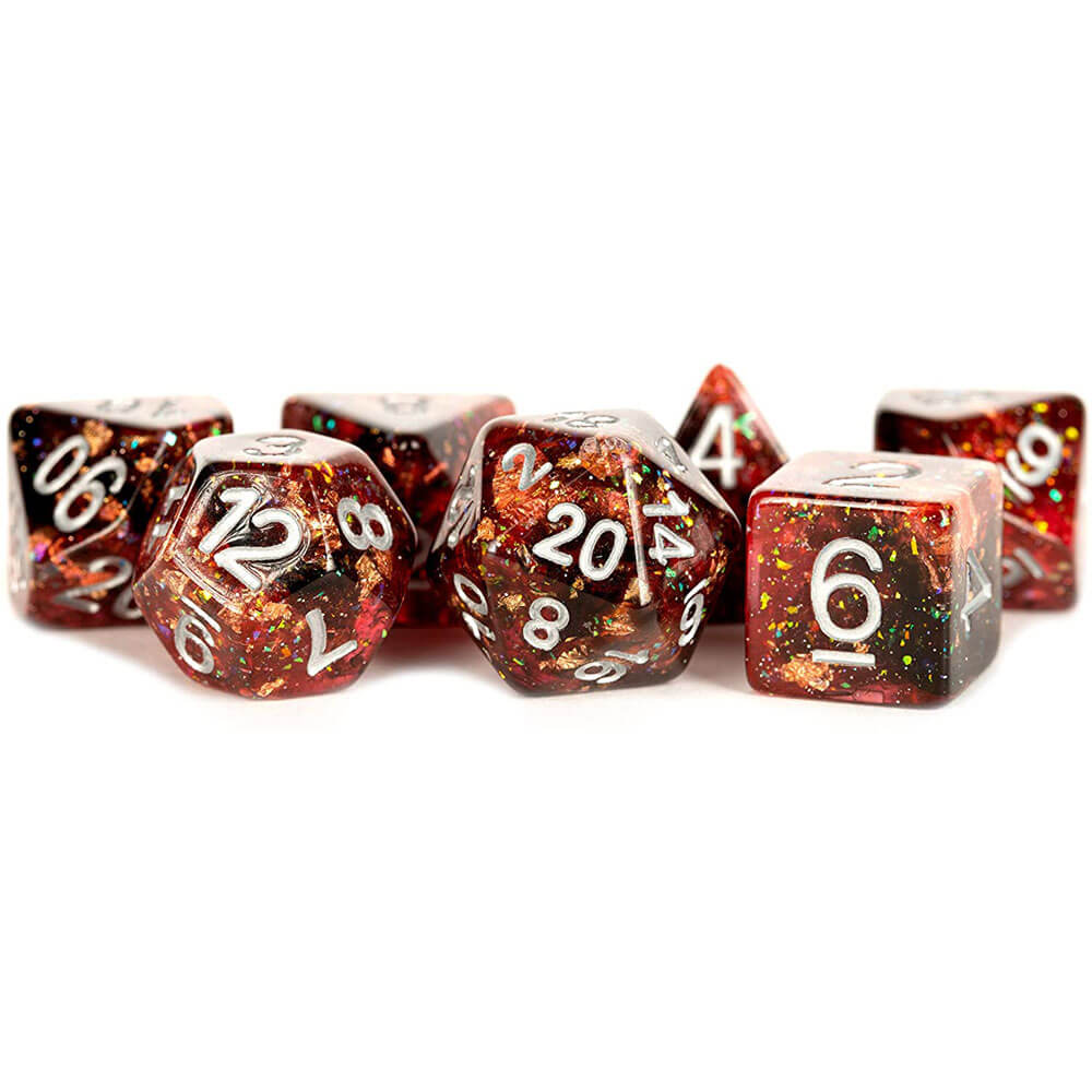 MDG Resin Eternal Polyédral Dice Set 16 mm