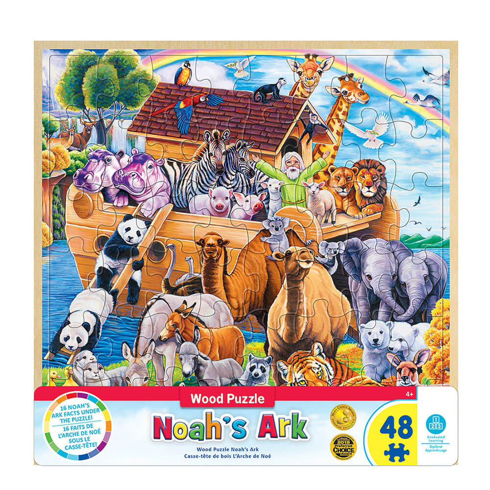 MP Wood Fun Facts Puzzle (48 pezzi)