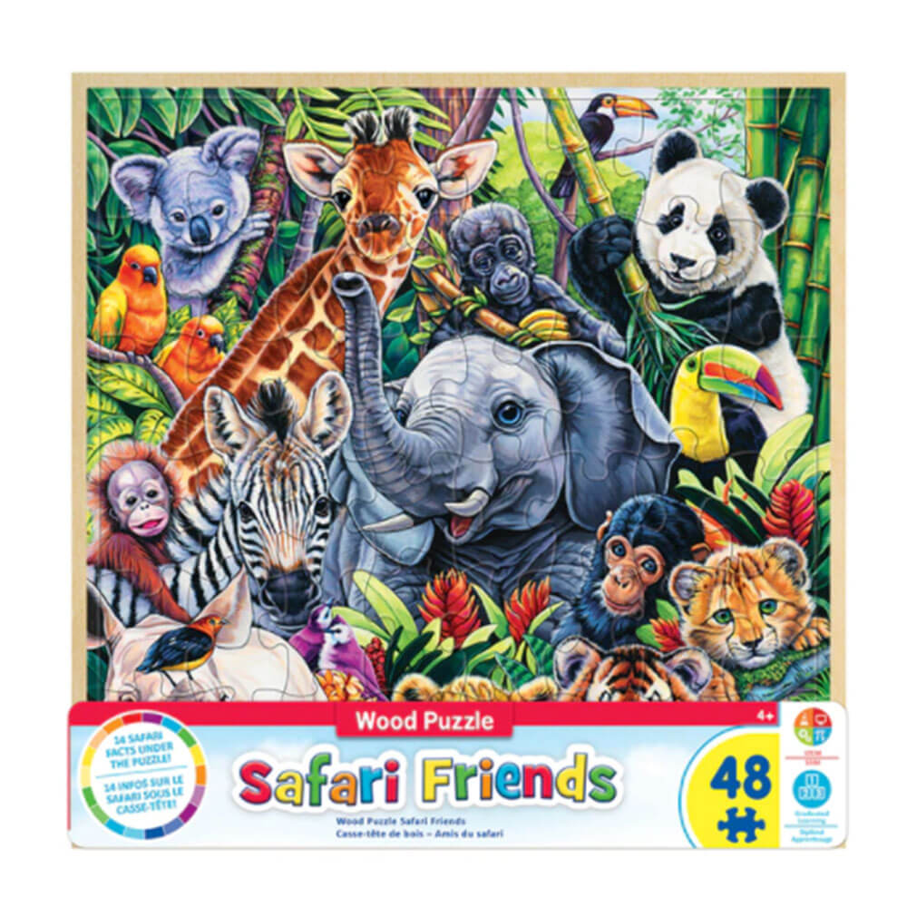 MP Wood Fun Facts Puzzle (48 pc's)