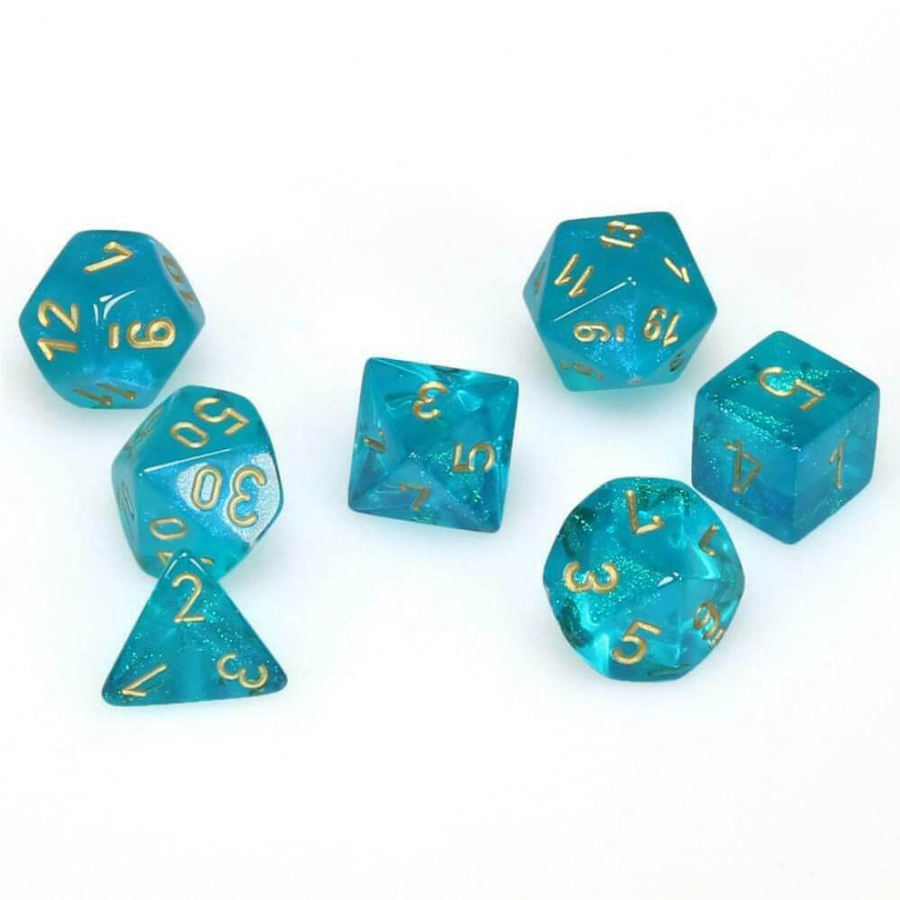 D7 die set terning borealis poly (7 terninger)