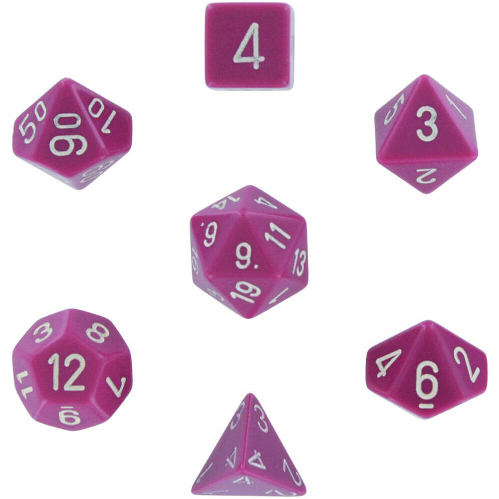 D7 Die Set Dice Opque Opque Polyh (7 dados)