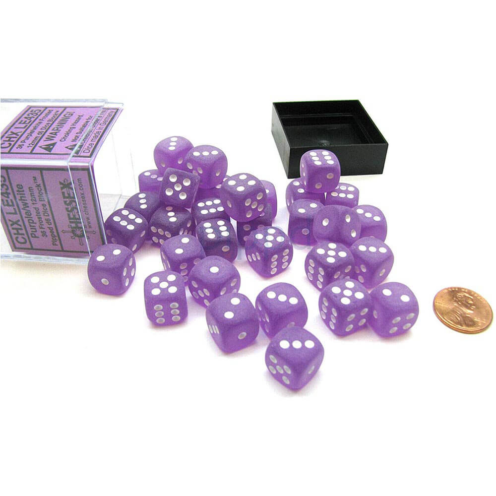 D6 dados esbelto 12 mm (36 dados)