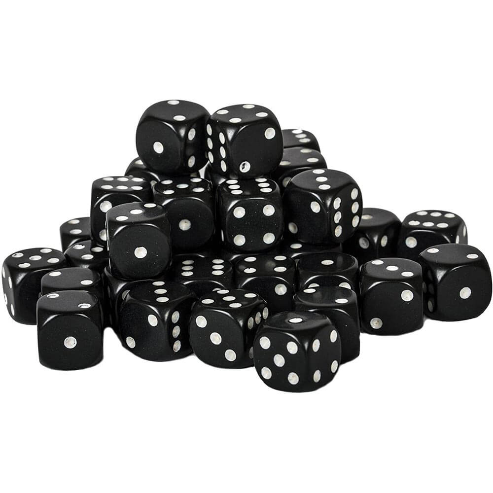 D6 dados opacos 12 mm (36 dados)