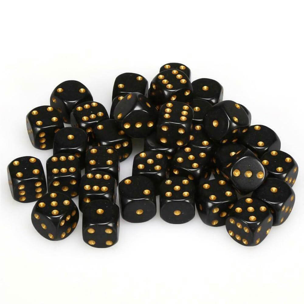 D6 dados opacos 12 mm (36 dados)