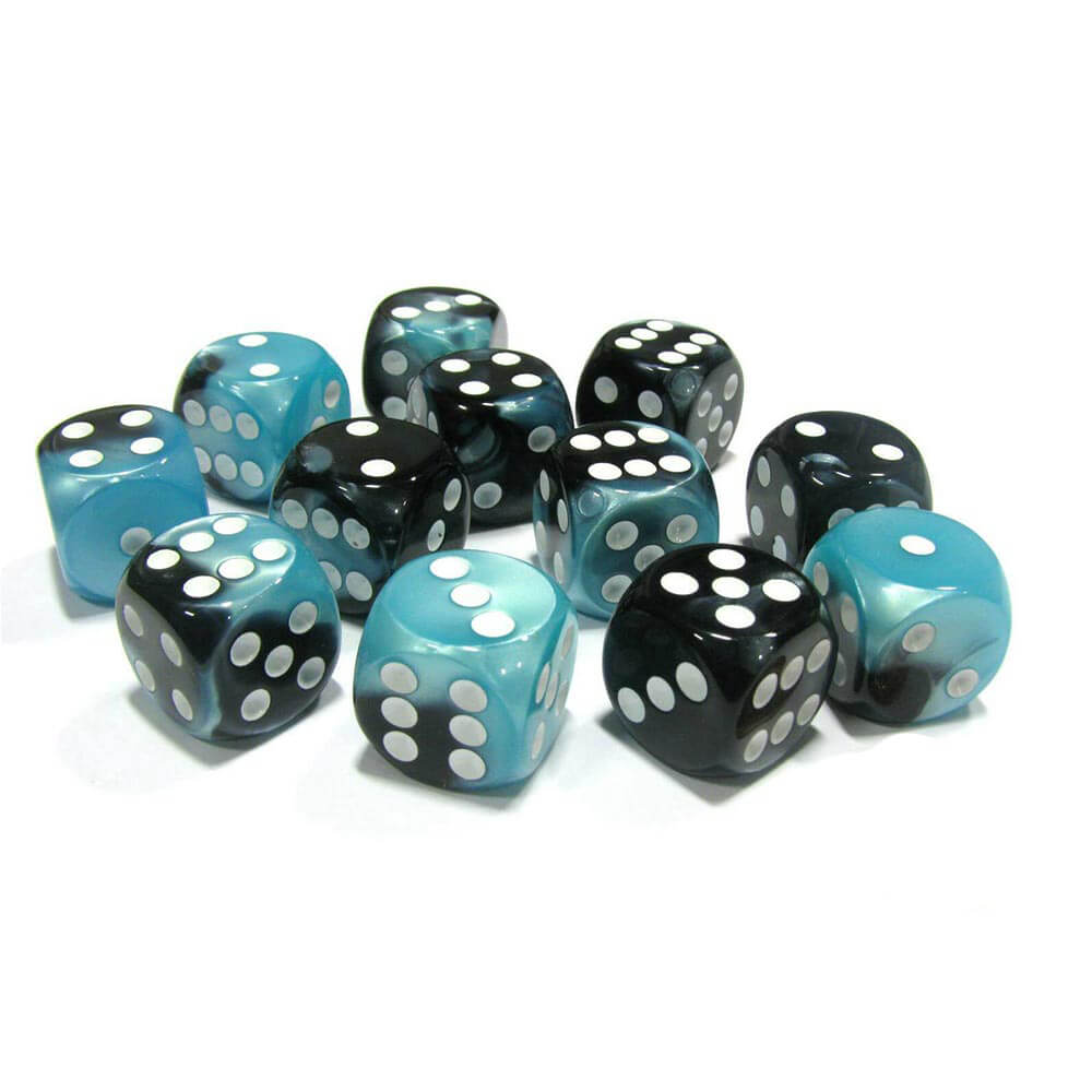 D6 dados géminis 16 mm (12 dados)