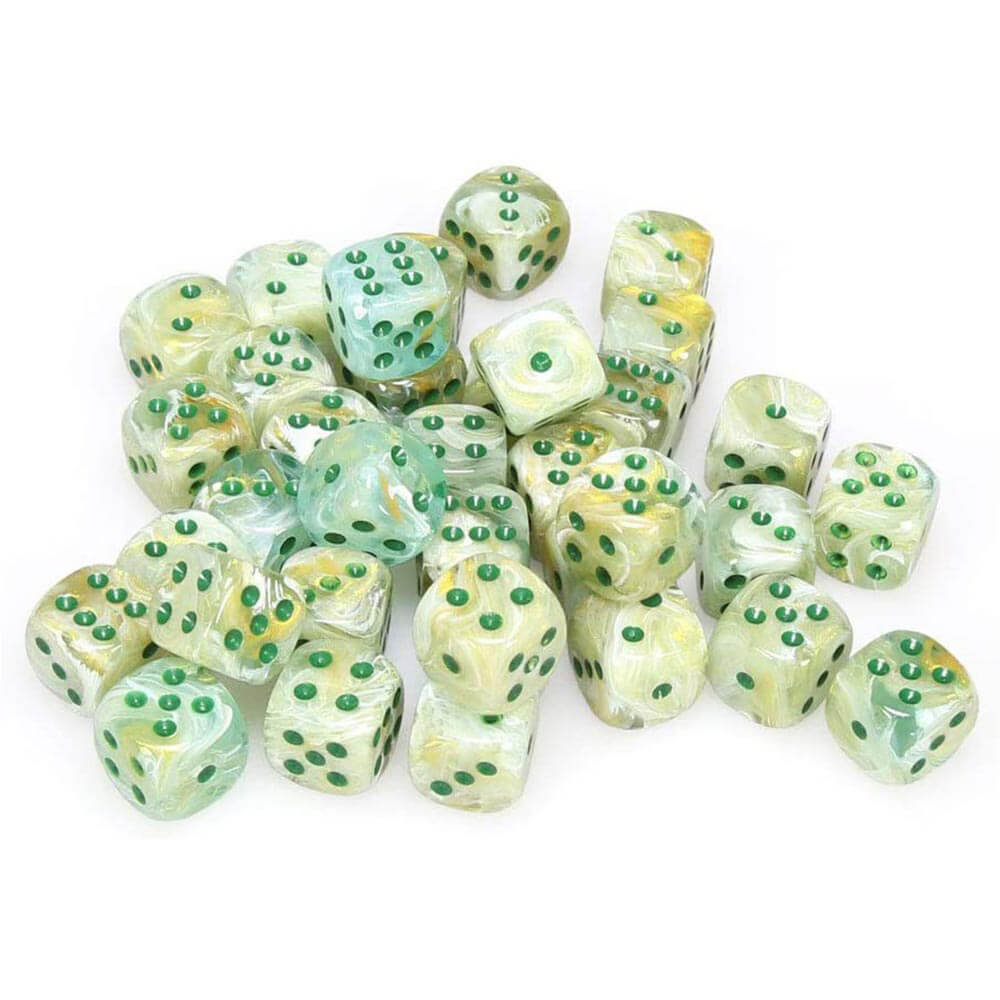 D6 DICE Mármore 12mm (36 dados)