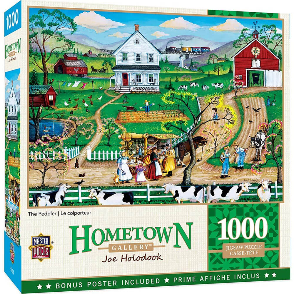 Masterpieces Hometown Gallery 1000pc puslespil