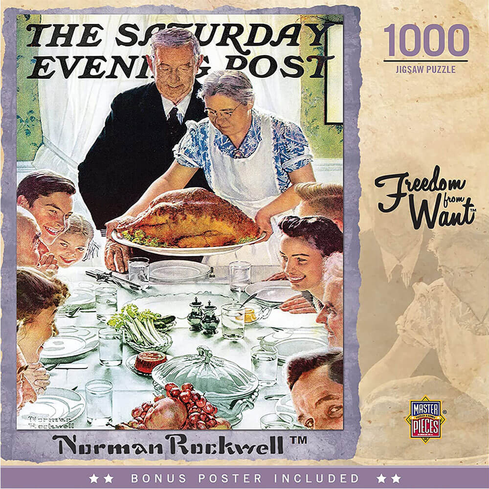  1000-teiliges Puzzle „Saturday Evening Post“.