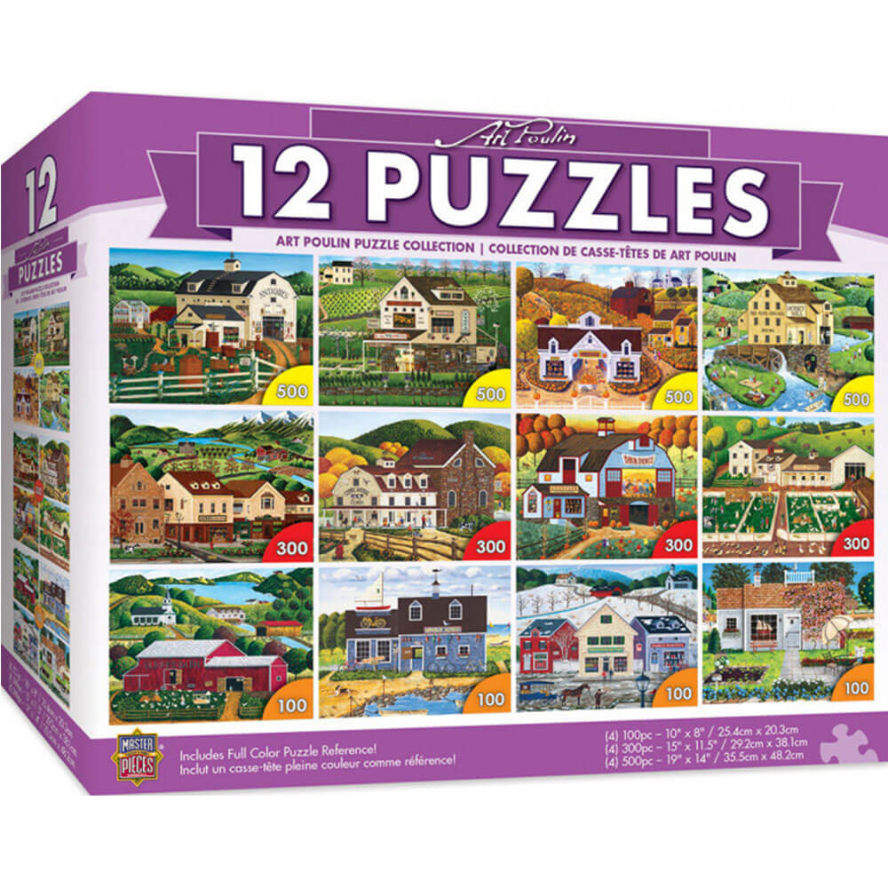 Masterpieces 12-pack puzzelbundel