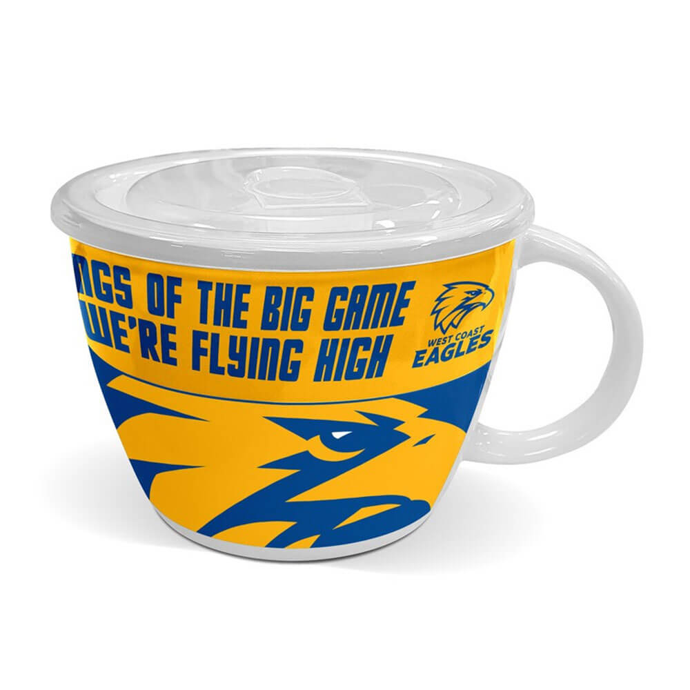 Tasse de soupe AFL avec couvercle