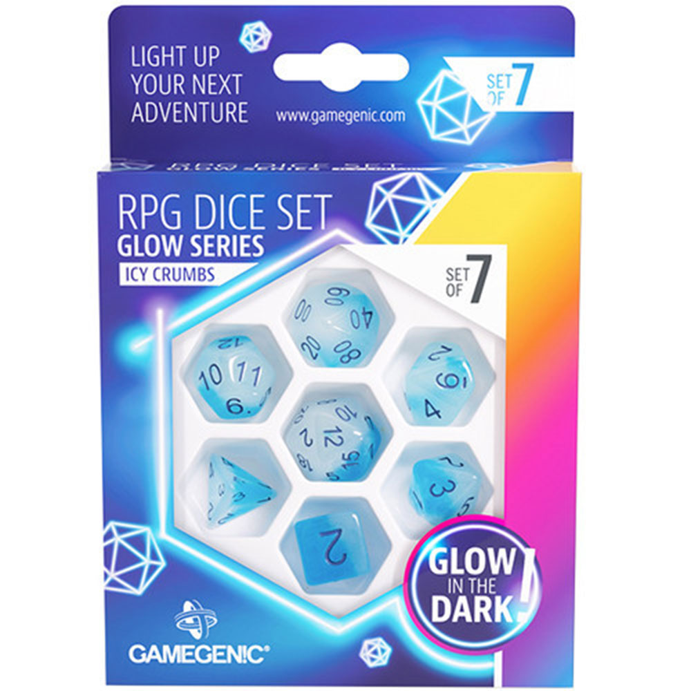 GameGenic Glow Series RPG Zestaw 7pcs