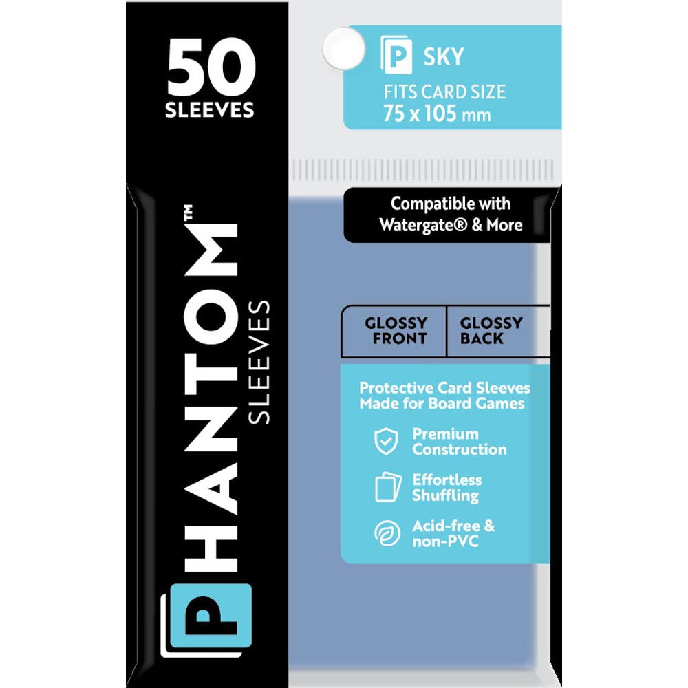 Sky Phantom Rleeves 50pcs (75x105 mm)