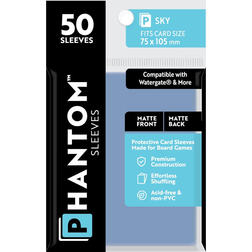 Sky Phantom Rleeves 50pcs (75x105 mm)