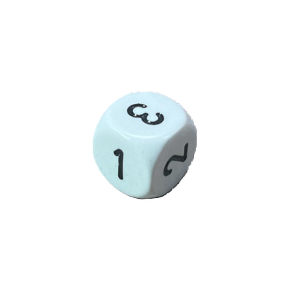 CHESSEX D3 Dice opaco 16mm (D6 W/ 1-3 due volte)