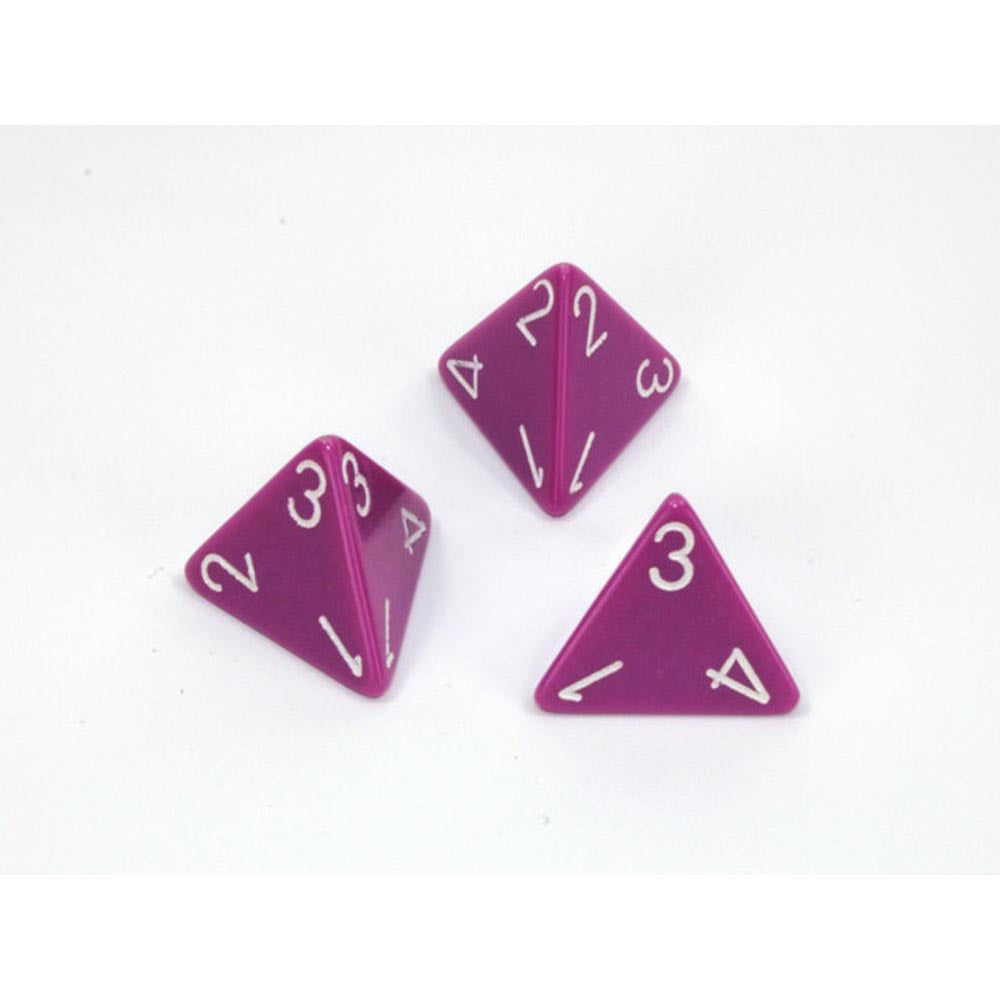 Chessex uigennemsigtig D4 polyhedral terninger