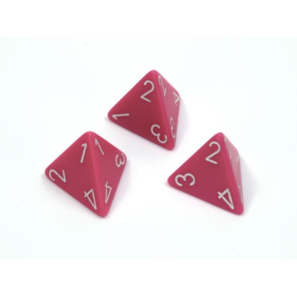 Chessex Opaque D4 Polyédrique Dice