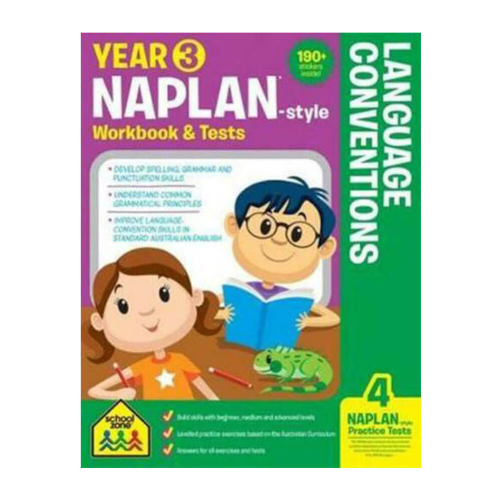 Schoolzone Naplan Jaar 3 Workbook and Tests