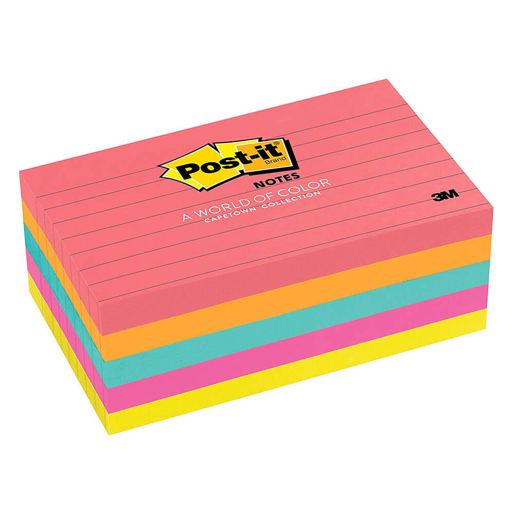 Post-it Notas forradas Surtido 73x123 mm (5pk)