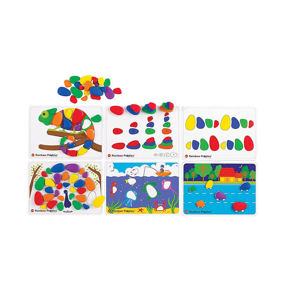 EDX Rainbow Pebbles Set de actividad