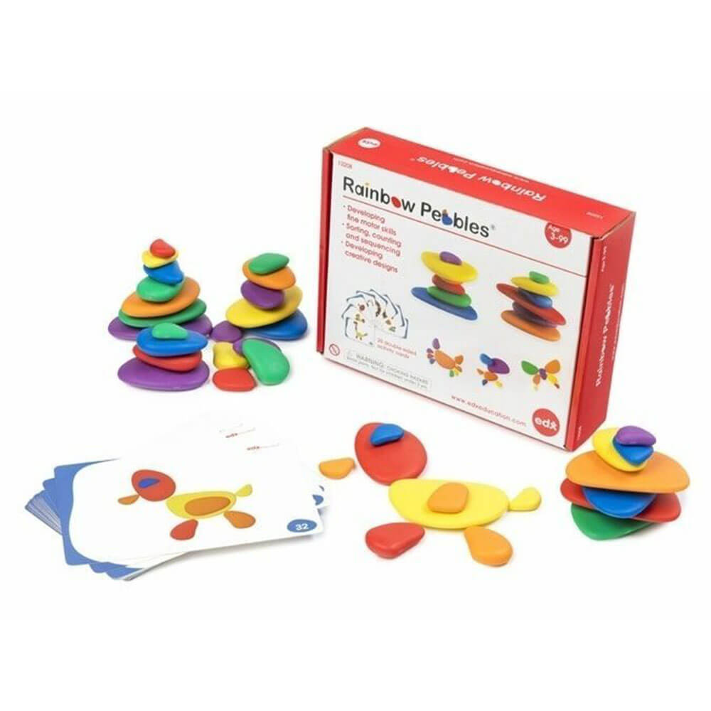 EDX Rainbow Pebbles Set de actividad