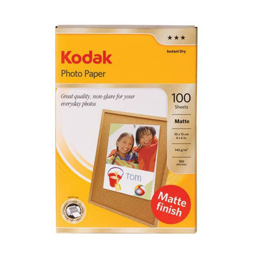 Kodak quotidiani della carta fotografica opaca (100pk)