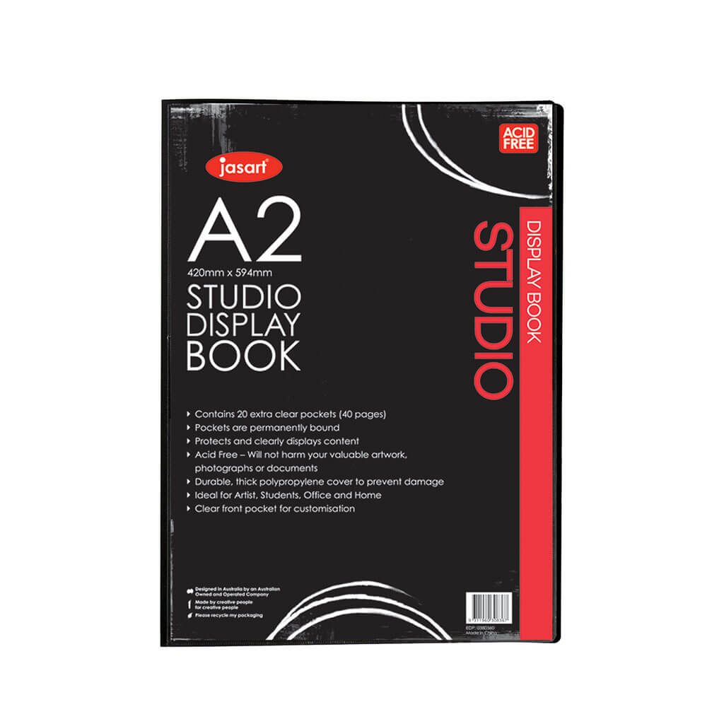 Jasart Display Book Black (20 sider)