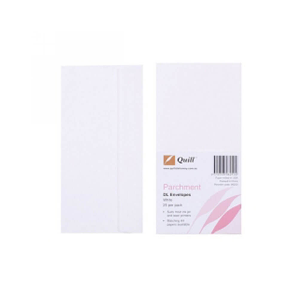 Quill Parchment Envelope DL (25pk)