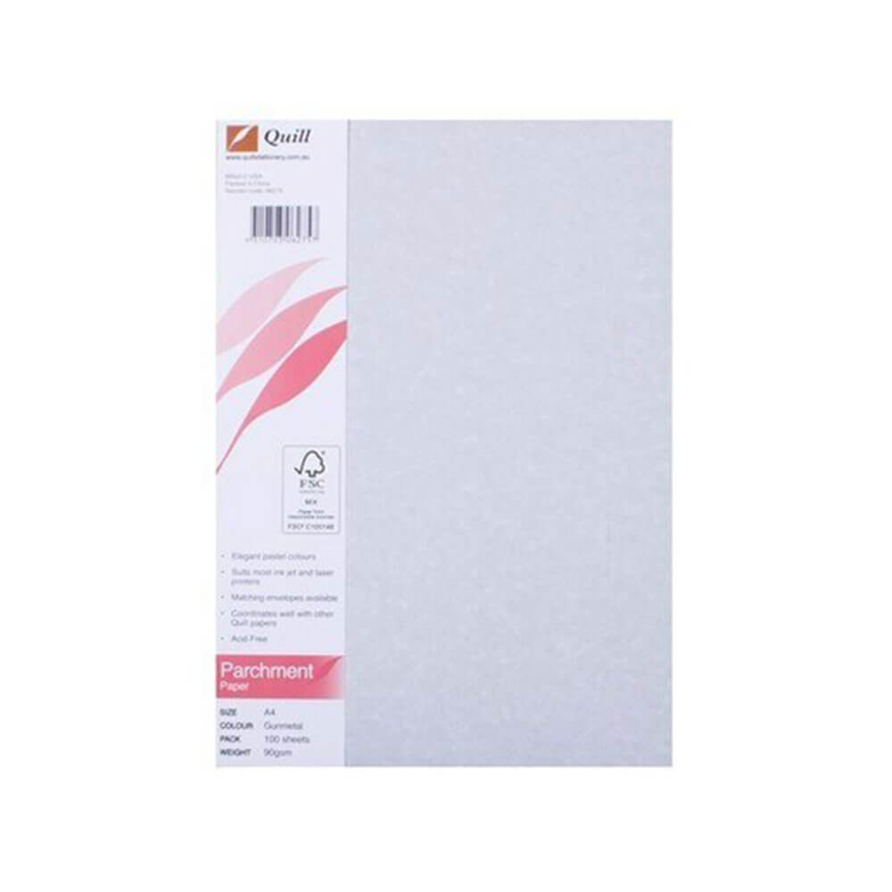 Papel de pergaminho da Quill A4 (100pk)