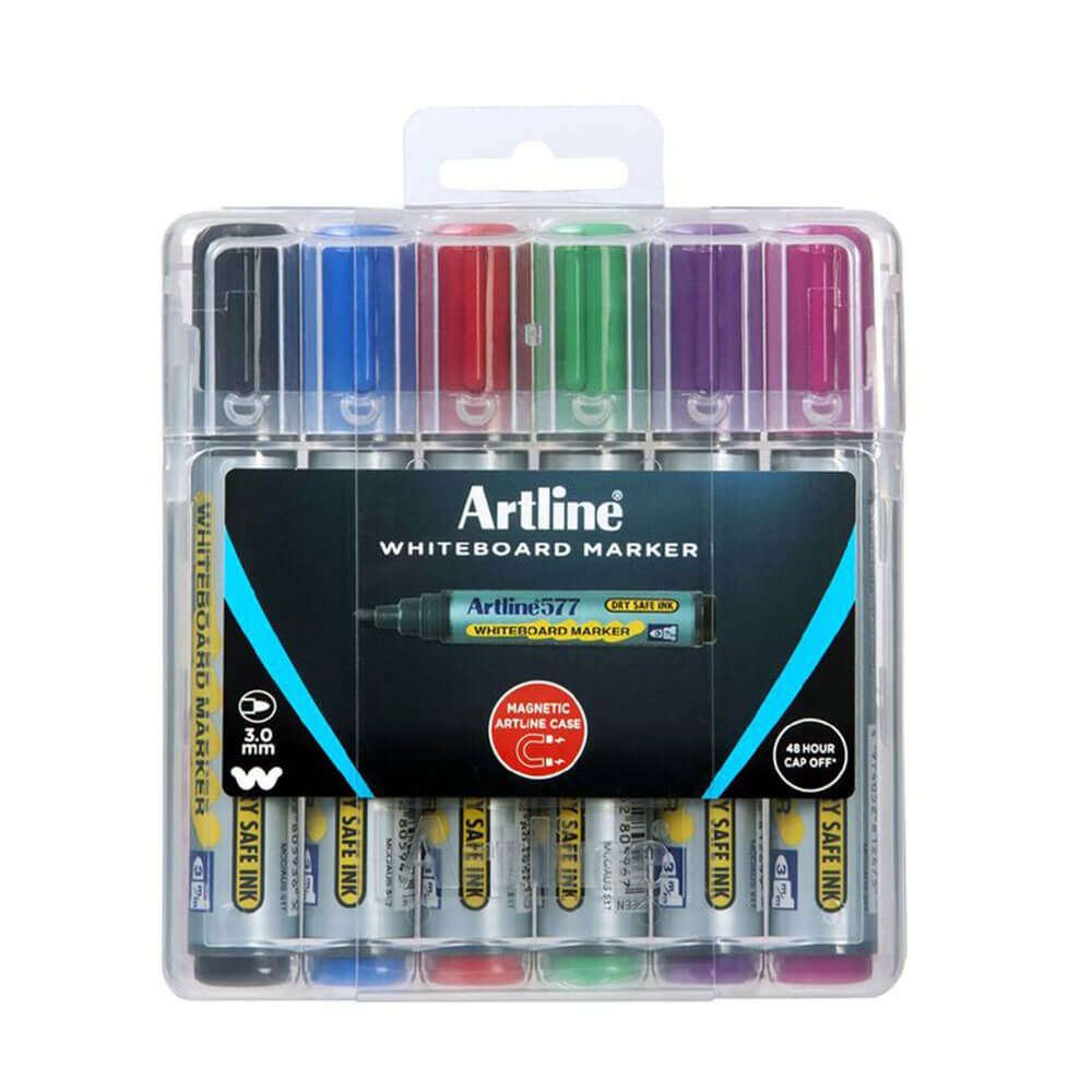 Artline Whiteboard Marker dans un cas dur 2 mm assorti